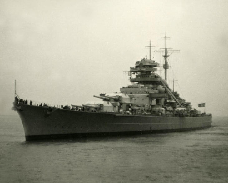 KMS Bismarck: Bismarck was the first of two Bismarck-class battleships built for Nazi Germany&#39;s Kriegsmarine. Named after Chancellor Otto von Bismarck, the ship was laid down at the Blohm &amp; Voss shipyard in Hamburg in July 1936.